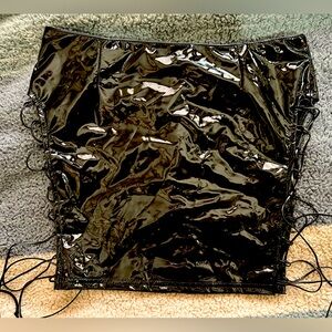 SHEIN Lace Up Bodycon Skirt